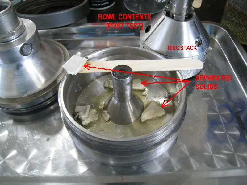 Lab Scale Disc Centrifuge Bowl