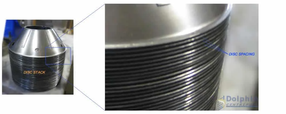Disc Stack Centrifuge Disc Spacing