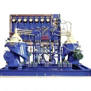 Alfa Laval MOPX-205 diesel self-cleaning centrifuge 14 GPM