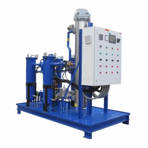 Dolphin Centrifuge Pre-Strainer System with Electric Heater for disc centrifuge