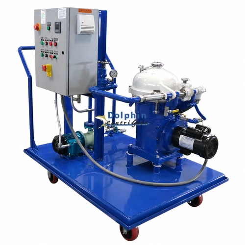 Alfa Laval WSB 104 industrial coolant centrifuge cart for tramp oil separation