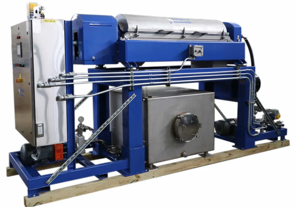 Alfa Laval NX-418 Decanter C1D2 for Hemp Ethanol Processing