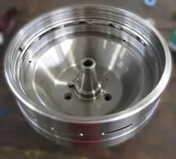 Disc centrifuge bowl body