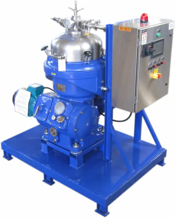 Stainless Steel Disc Stack Centrifuge for Seaweed and Kelp Processing