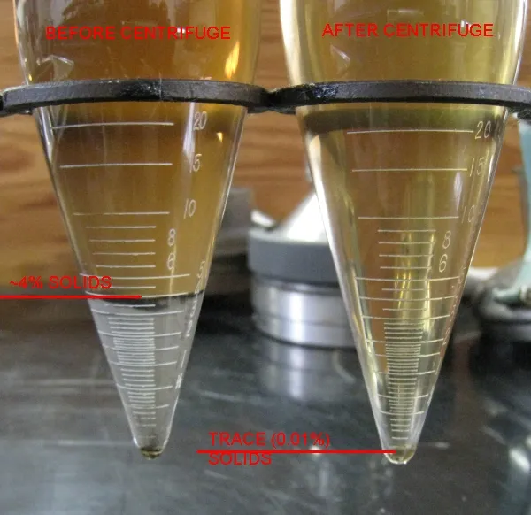 Potato Juice Precipitate - Disc Stack Centrifuge