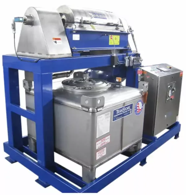 Stainless Steel (Food Grade) Decanter Centrifuge for Hazardous Areas Class 1 Div 2 for Alcohol Slurry Processing