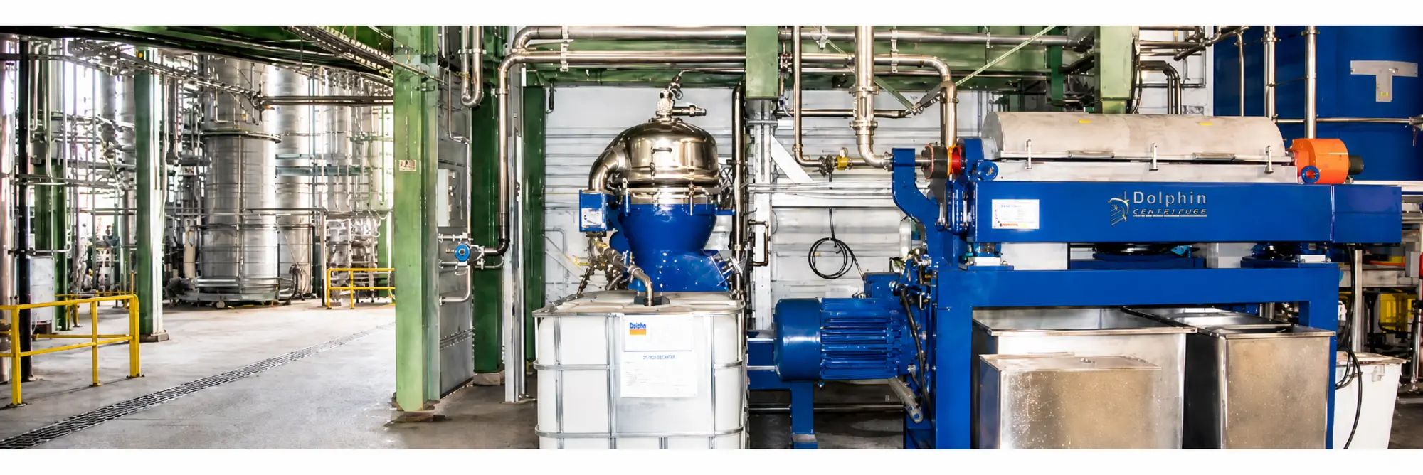 Alfa Laval Decanter and Disc Centrifuges at a Fish Meal Processing Plant