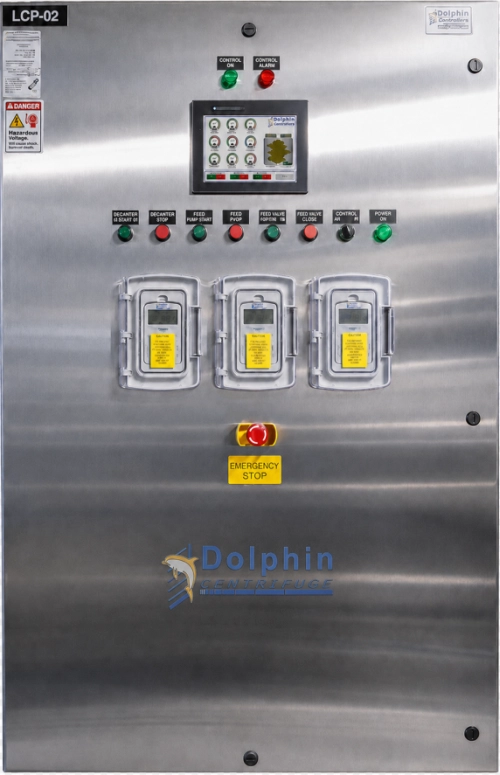 Dolphin Centrifuge NEMA 4X Class 1 Div 2 industrial centrifuge control panel