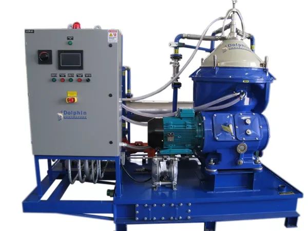 Alfa Laval WHPX-410 Waste Oil Centrifuge -- three-phase self-cleaning disc stack centrifuge system by Dolphin Centrifuge
