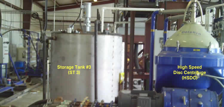 crude oil tank bottom disc stack centrifuge