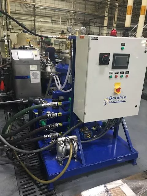 Alfa Laval WSPX-207 Coolant Centrifuge Installation